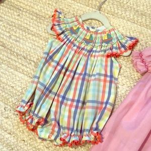 Baby Girl Kite Smocked Outfit